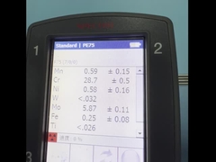 ASTM F75 UNS R30075 Νικέλιο Κοβάλτιο Χρωμίου-6 Μολυβδένιο για χειρουργικά εμφυτεύματα
